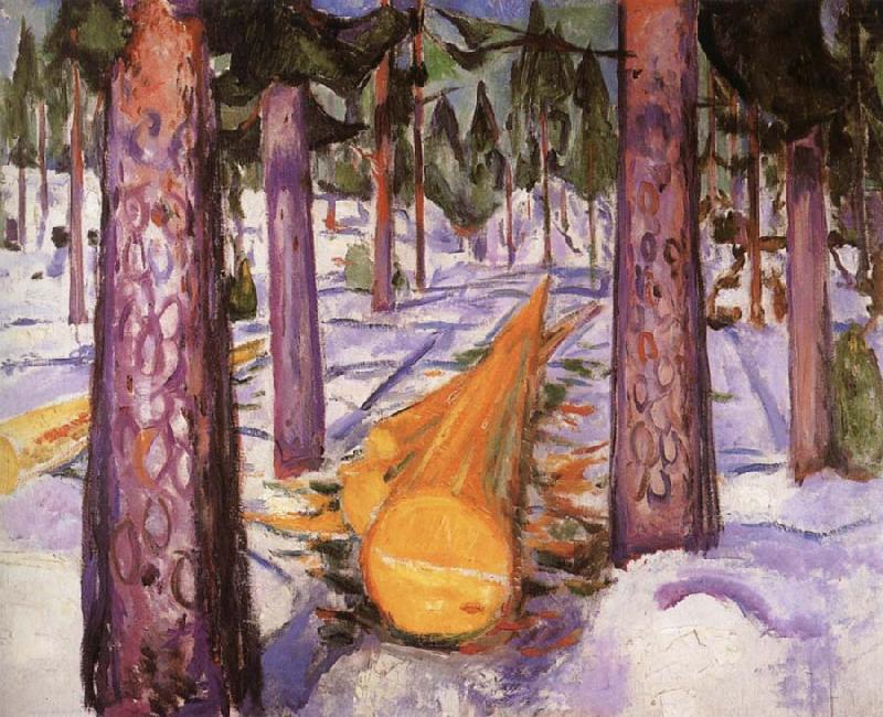 Edvard Munch Yellow Wood china oil painting image